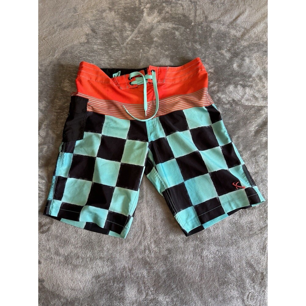 Men's Resinworks Colorful Board Shorts Swim Size 32